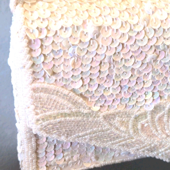 Vintage sequined crossbody/clutch - Picture 3 of 4